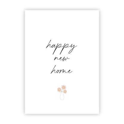 Wenskaart | Happy new home