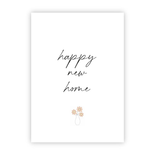 Wenskaart | Happy new home