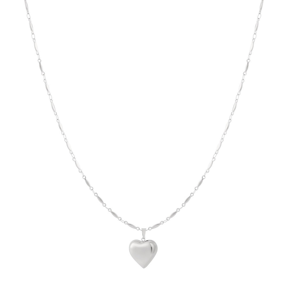 Ketting | Britt zilver | Lange ketting