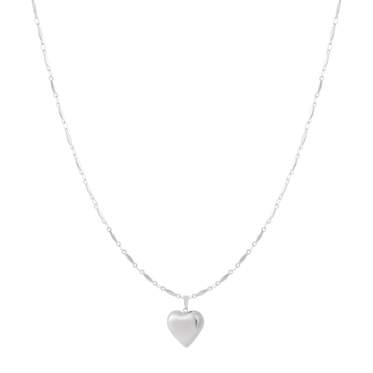 Ketting | Britt zilver | Lange ketting