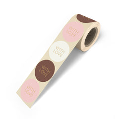 Cadeaustickers | For you 10 stuks goudfolie