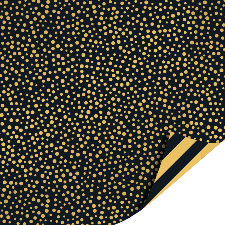 Cadeaupapier | Stipjes goudfolie