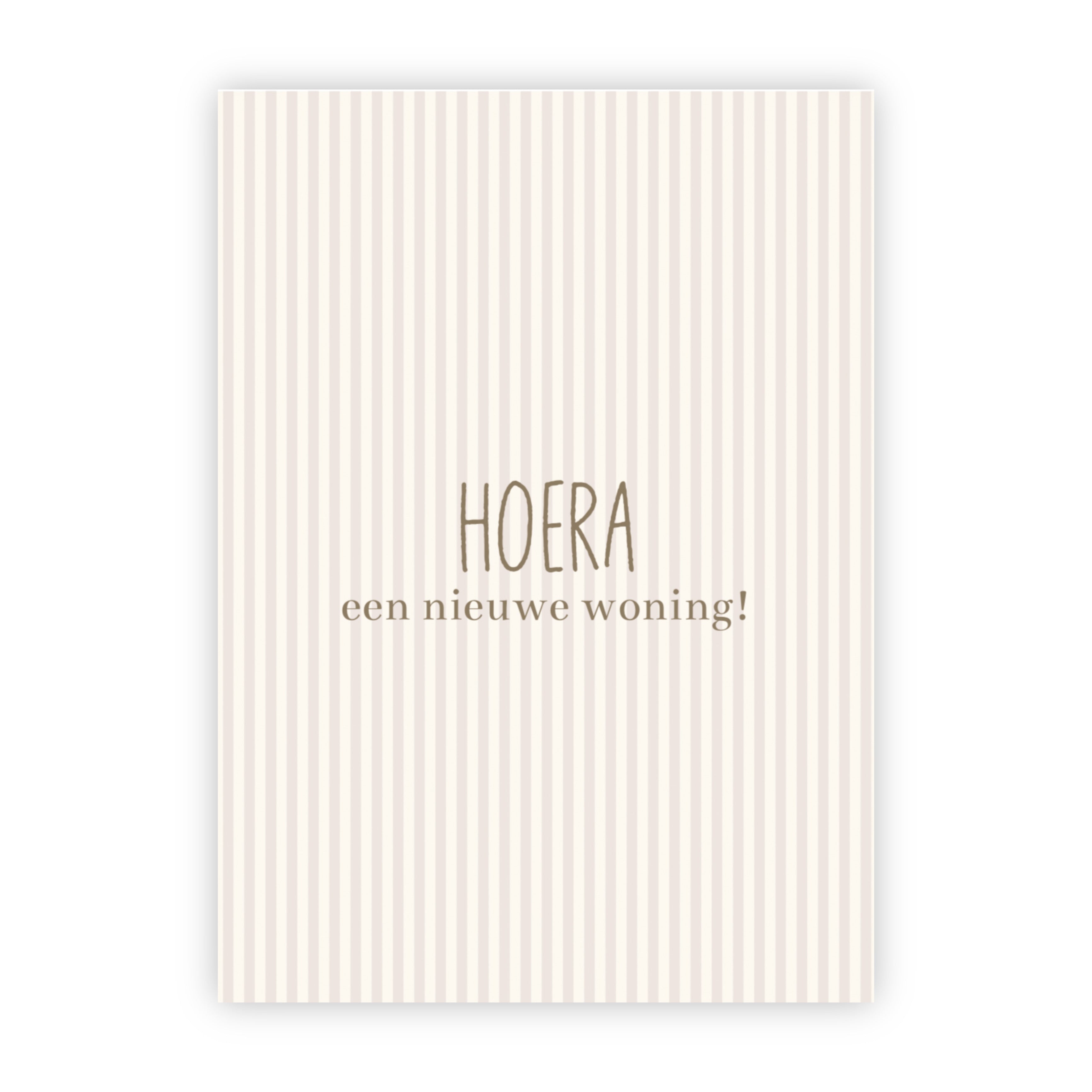 Dubbele wenskaart | Hoera getrouwd