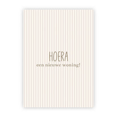 Dubbele wenskaart | Hoera getrouwd