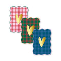 Cadeaustickers | Hartjes 10 stuks goudfolie