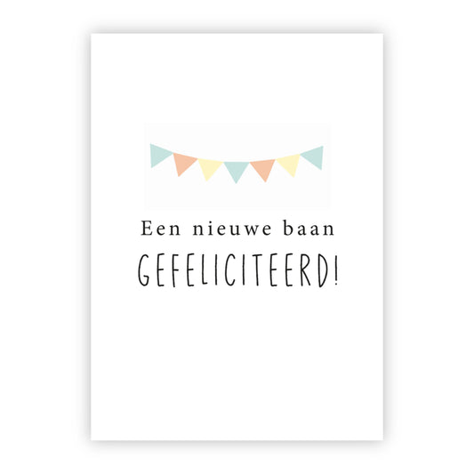 Wenskaart | Een nieuwe baan!