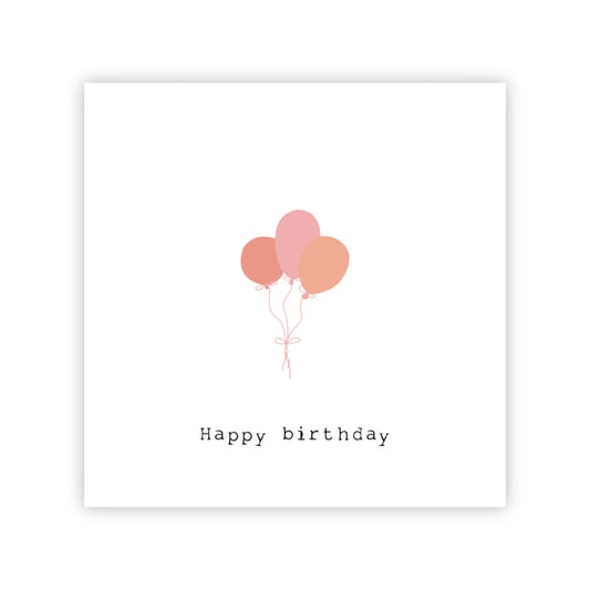Wenskaart | Happy birthday
