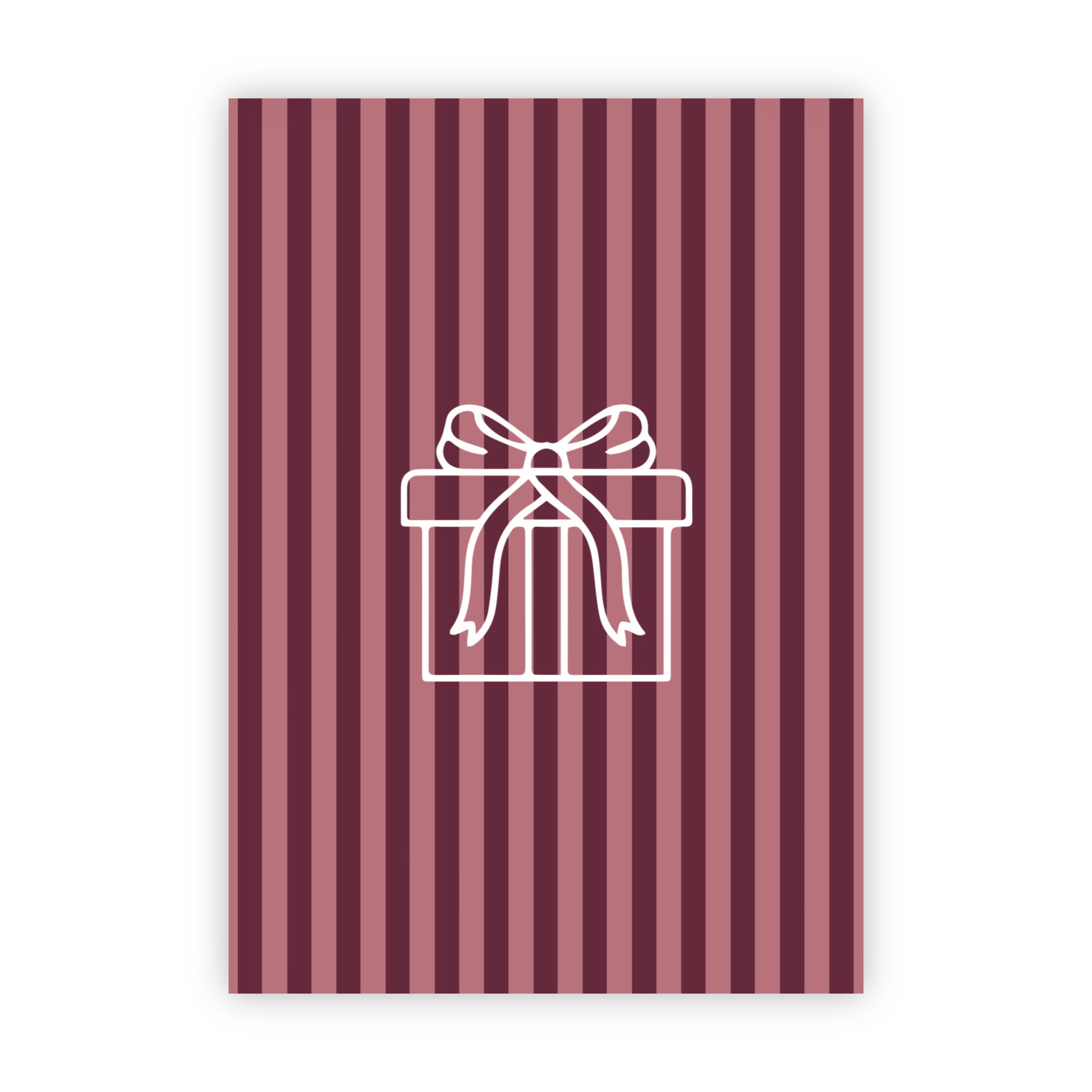 Dubbele wenskaart | Blanco cadeau