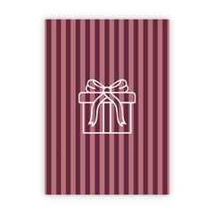 Dubbele wenskaart | Blanco cadeau
