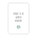 Minikaart | Omdat je de wereld verdient