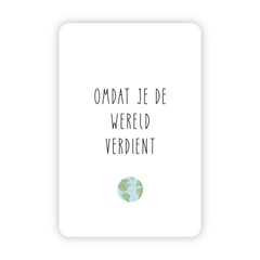 Minikaart | Omdat je de wereld verdient