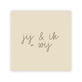 Forex tegeltje | Jij & ik = wij