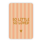 Wenskaart | So little so loved goudfolie