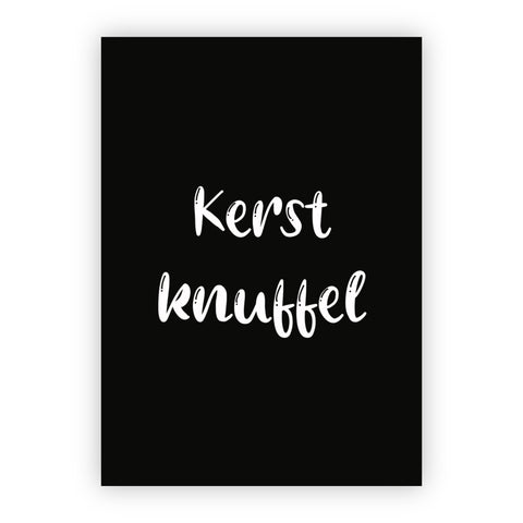 Kerstkaart | Kerstknuffel