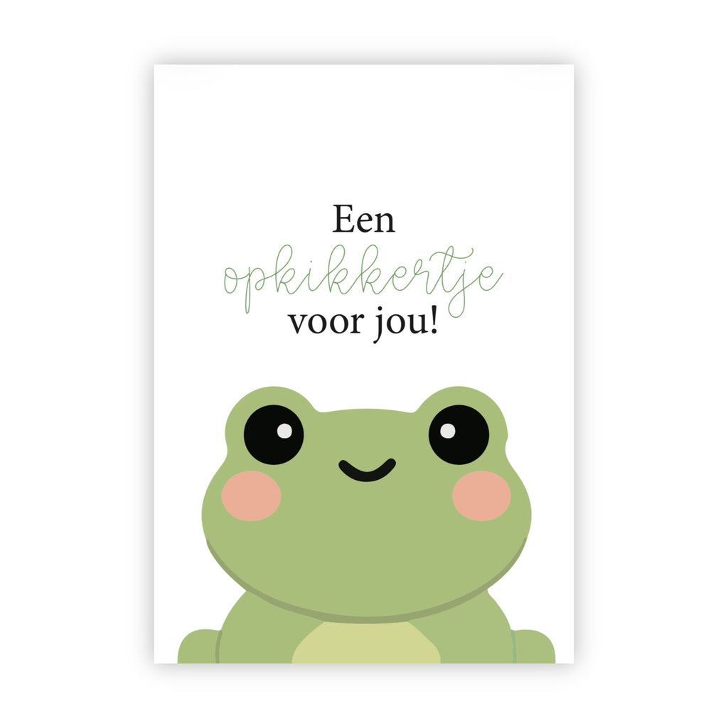Dubbele wenskaart | Een opkikkertje voor jou