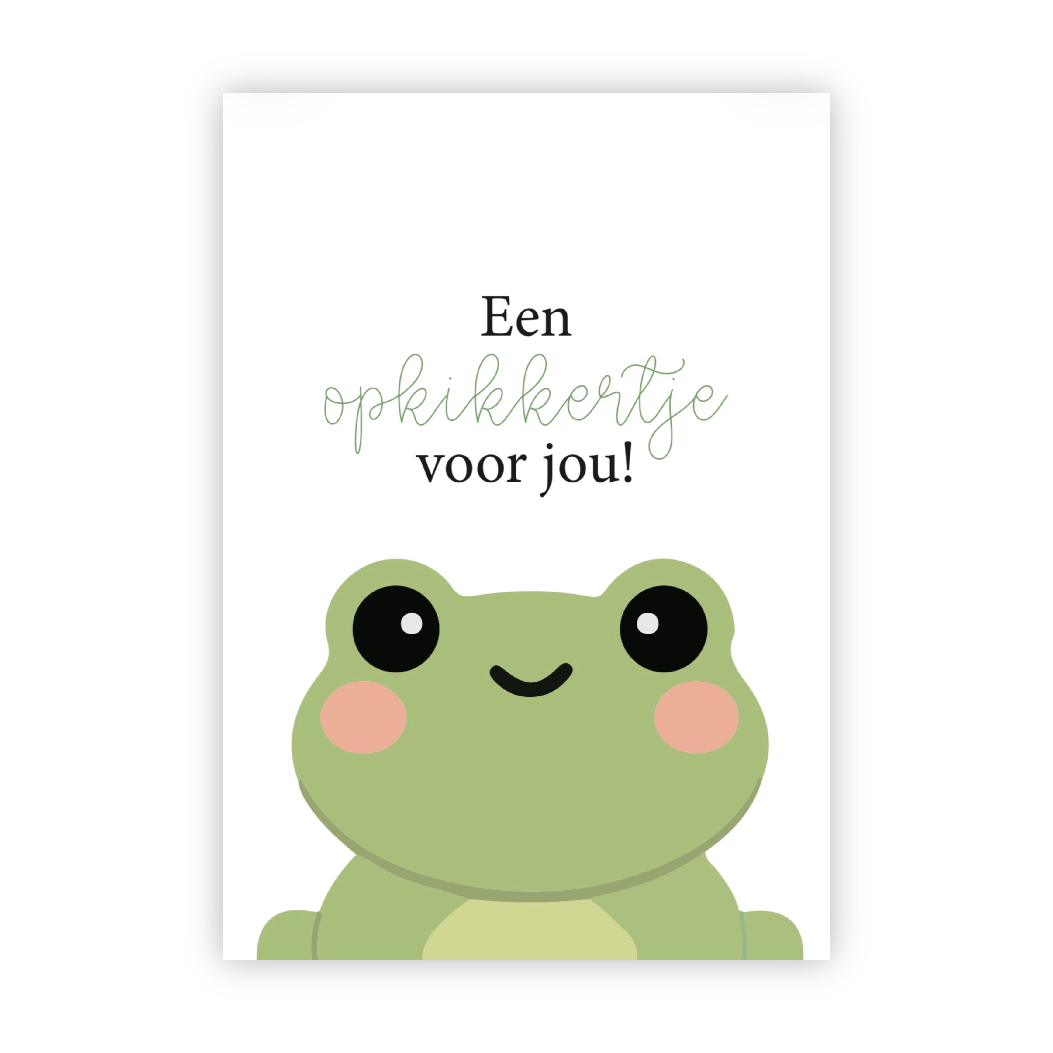 Dubbele wenskaart | Een opkikkertje voor jou