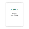 Dubbele wenskaart | Happy birthday