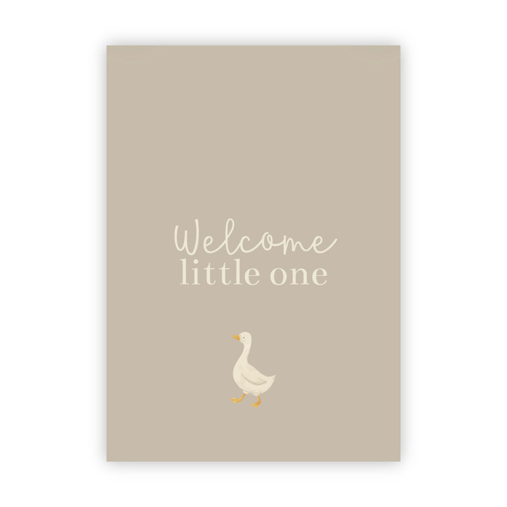 Dubbele wenskaart | Welcome little one