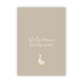 Dubbele wenskaart | Welcome little one