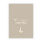 Dubbele wenskaart | Welcome little one