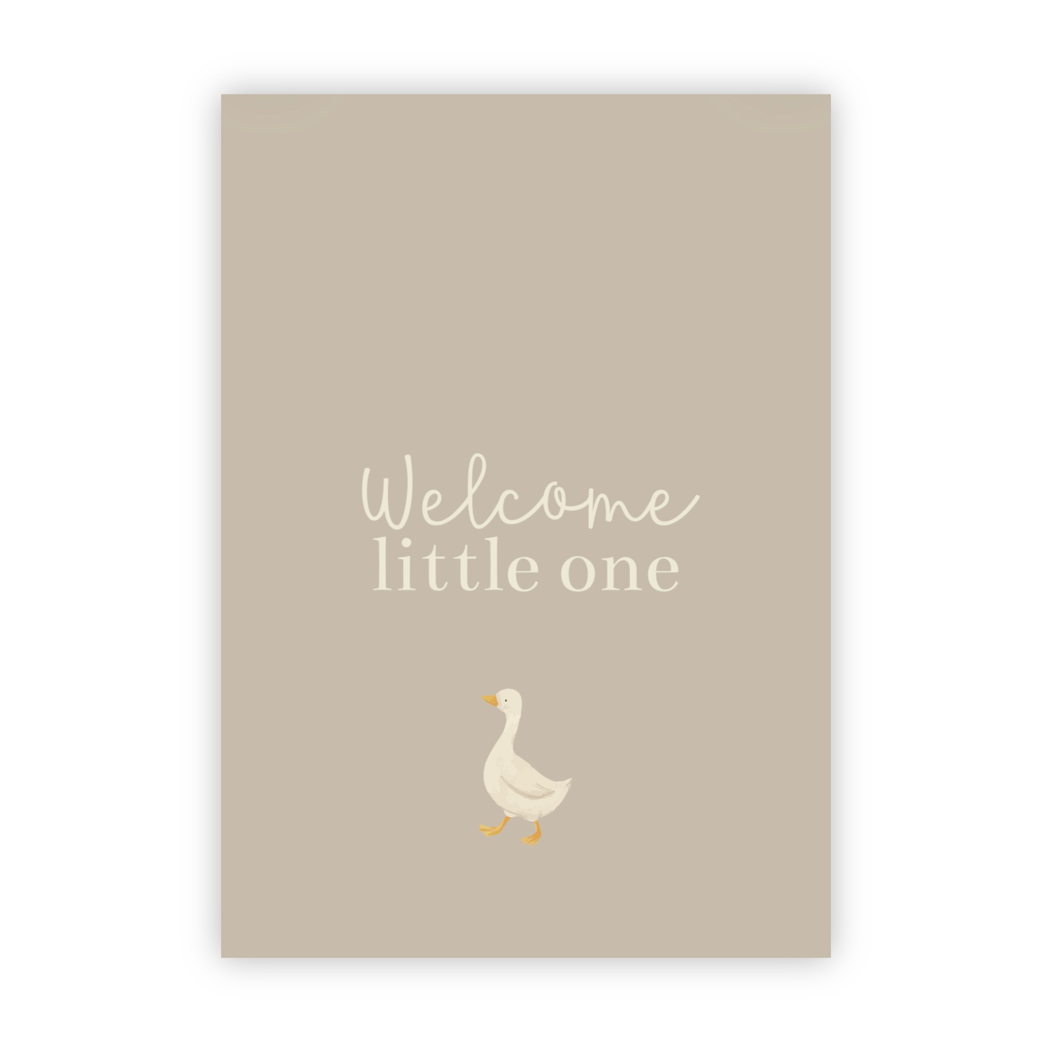 Dubbele wenskaart | Welcome little one