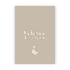 Dubbele wenskaart | Welcome little one