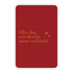 Wenskaarten | Set van 20 met goudfolie