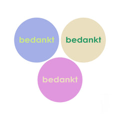 Cadeaustickers | Bedankt 10 stuks