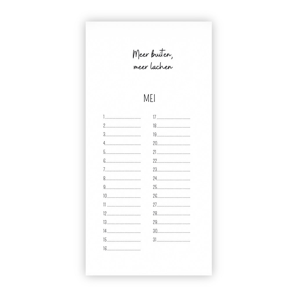 Verjaardagskalender | Taart, slingers en een lach