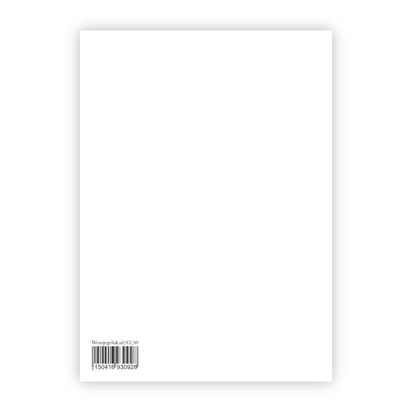 Wenskaart | Blanco hartjes