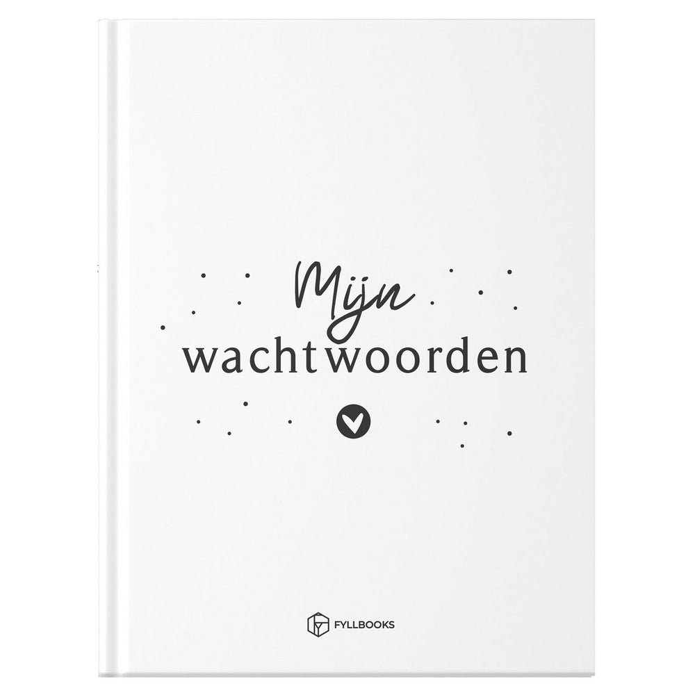 Invulboek | Mijn wachtwoorden boekje