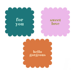Cadeaustickers | For you 10 stuks