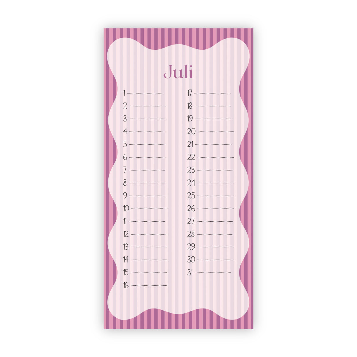 Verjaardagskalender | Taart, slingers en een lach