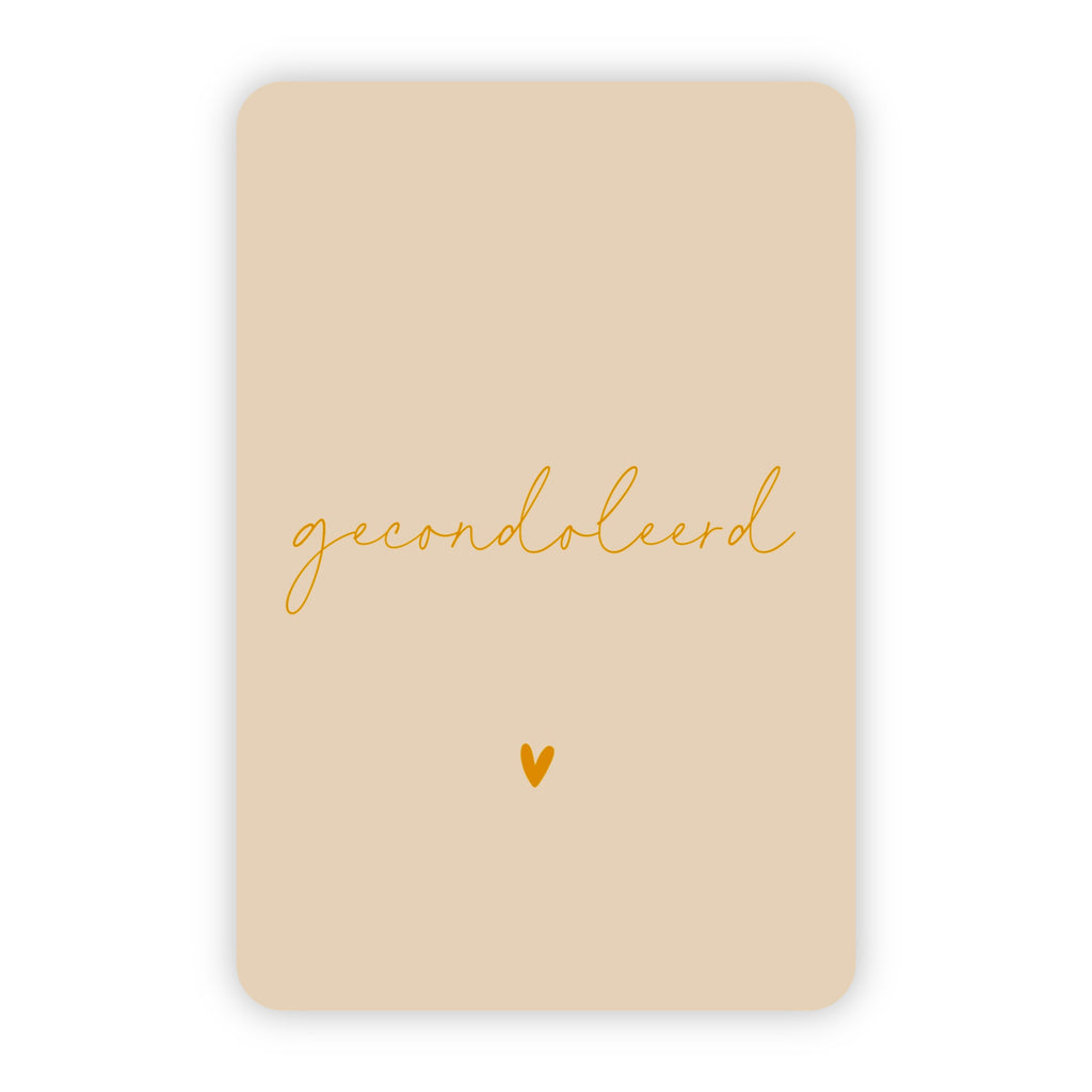 Wenskaarten | Set van 20 met goudfolie