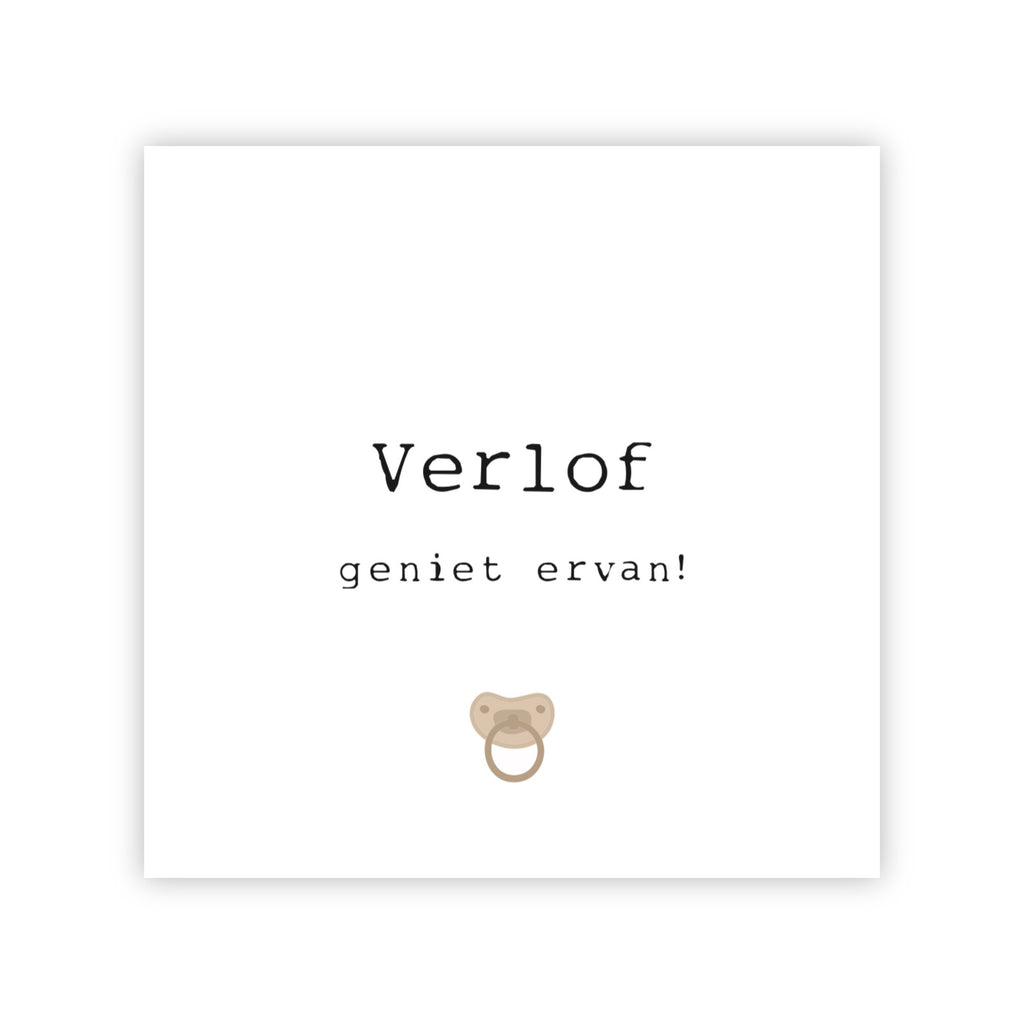 Wenskaart | Verlof