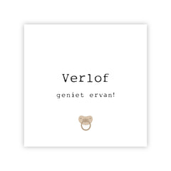 Wenskaart | Verlof