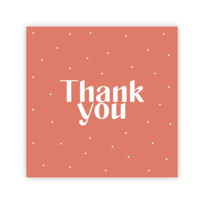 Dubbele wenskaart | Thank you