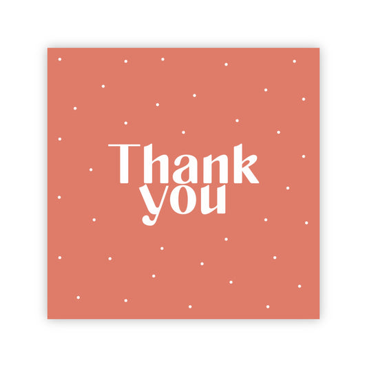 Dubbele wenskaart | Thank you