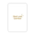 Wenskaarten | Set van 10 met goudfolie