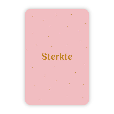 Wenskaart | Sterkte goudfolie