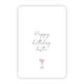 Wenskaart | Happy birthday bestie