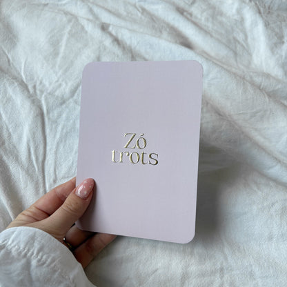 Wenskaart | Zó trots goudfolie