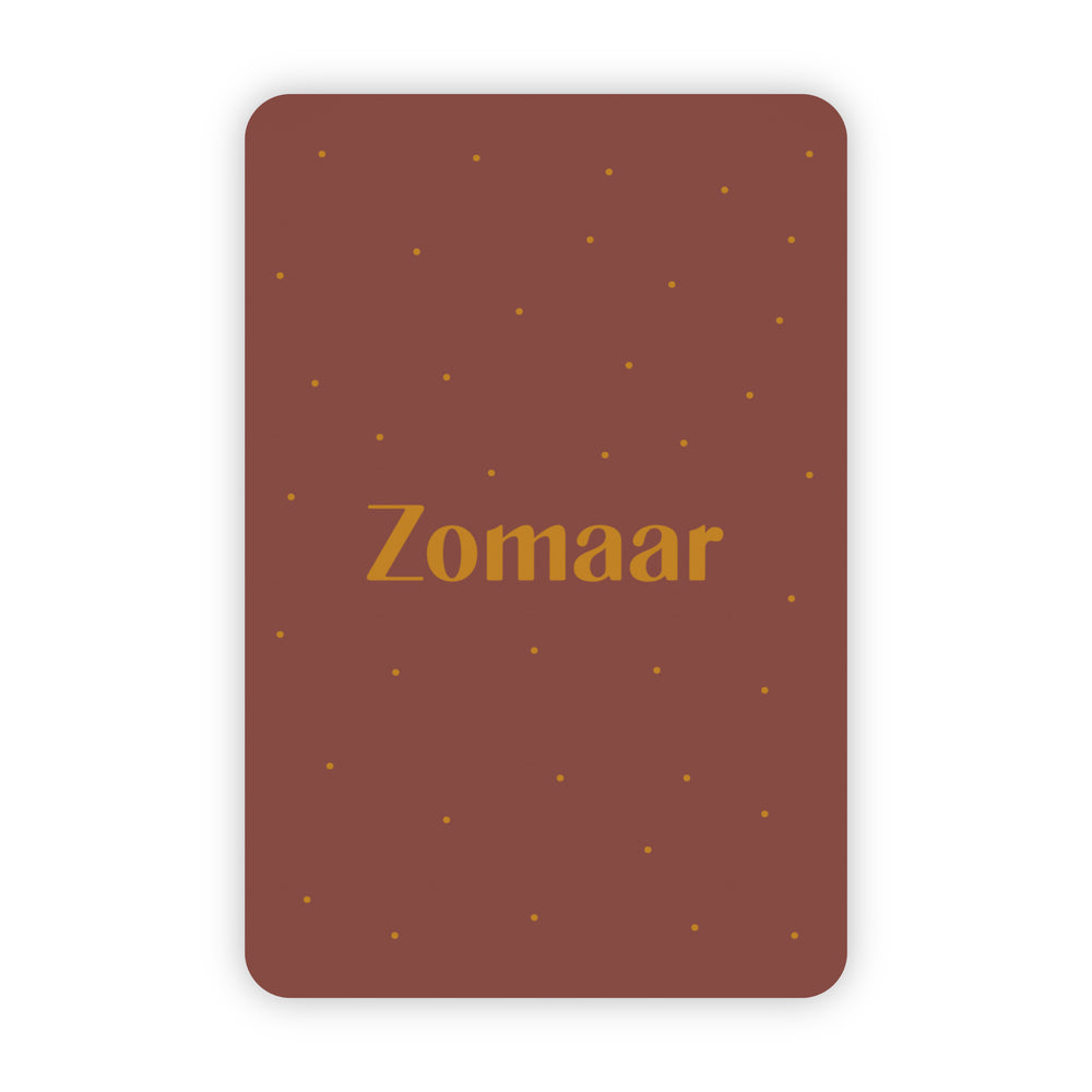 Wenskaart | Zomaar goudfolie