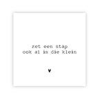 Forex tegeltje | Zet een stap ook al is die klein