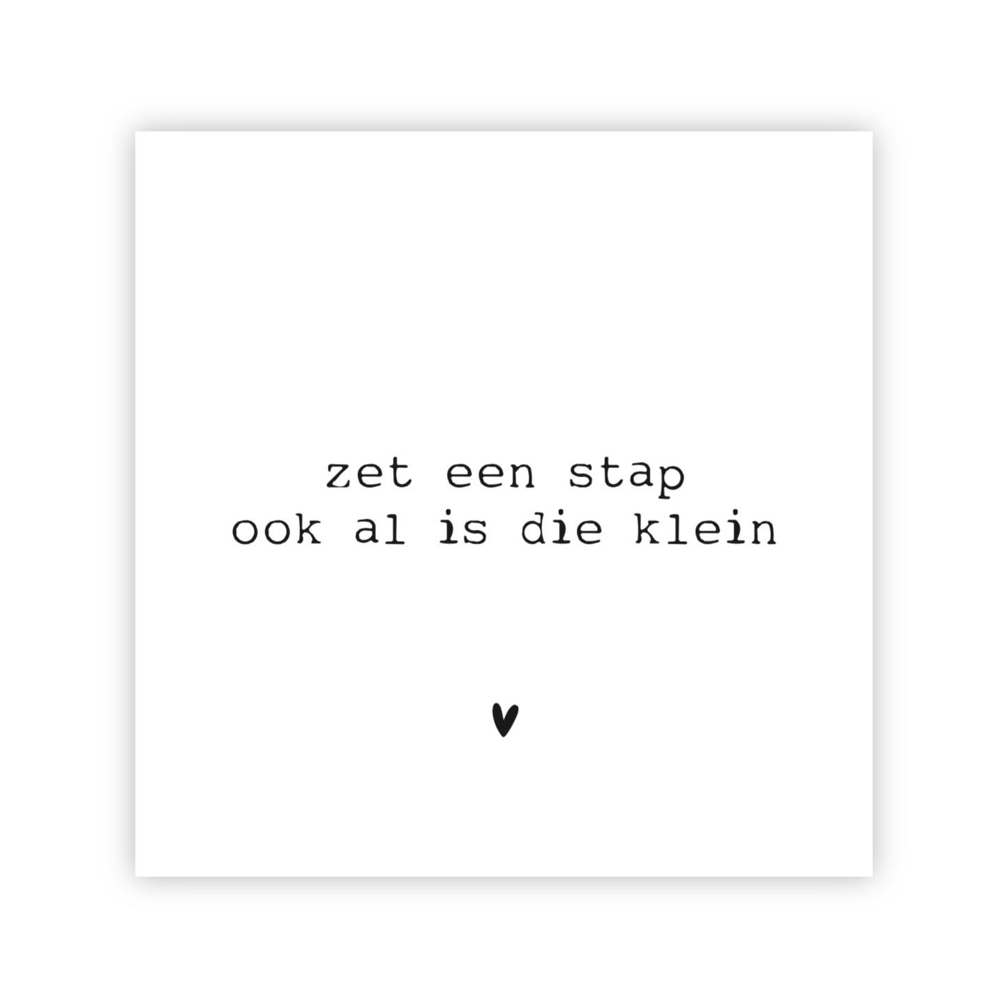 Forex tegeltje | Zet een stap ook al is die klein