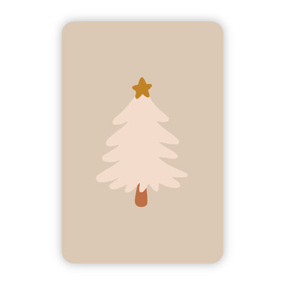 Kerstkaarten | Set van 10 met goudfolie