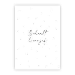 Wenskaart | Bedankt lieve juf