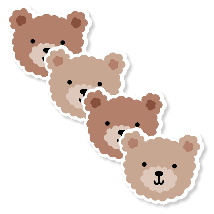 Cadeaustickers | Beertjes 10 stuks