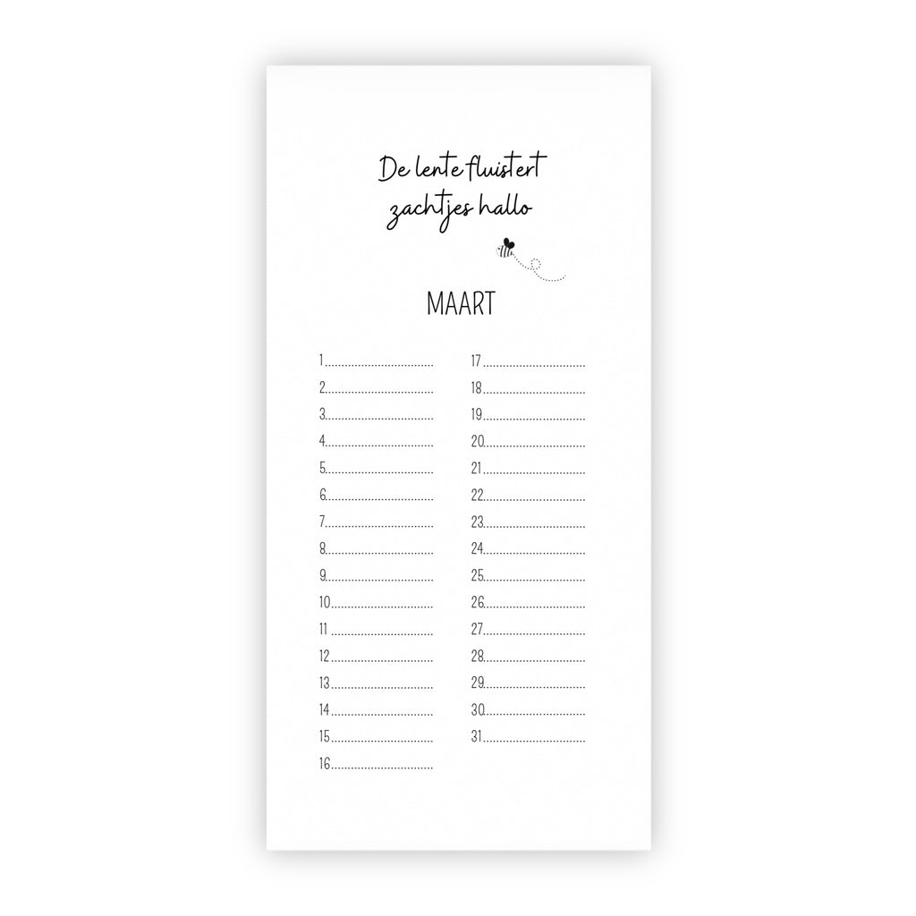 Verjaardagskalender | Taart, slingers en een lach