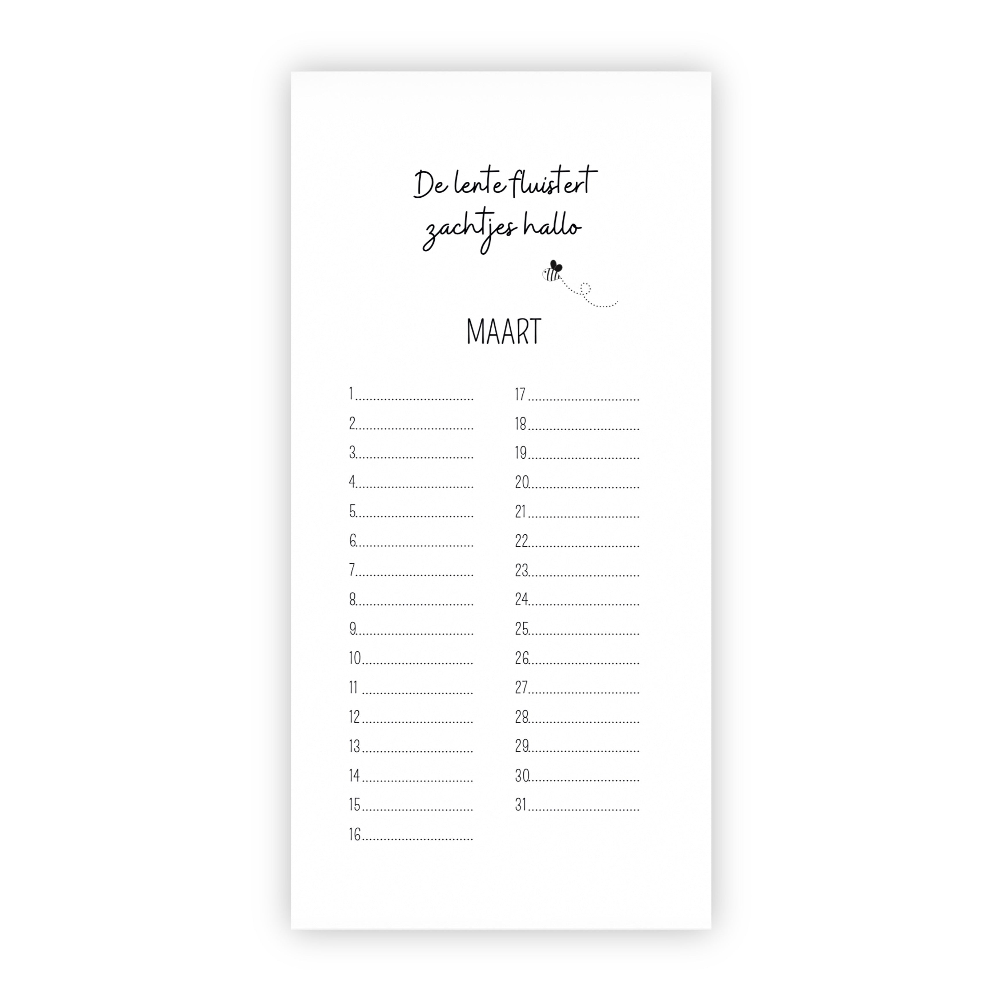 Verjaardagskalender | Taart, slingers en een lach